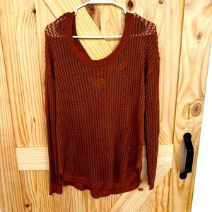 Rust Knitted Sweater